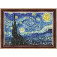 ArtFrame: Van Gogh – Sternennacht 500-teiliges Puzzle mit Rahmen – Trefl