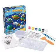 Astronauten-Gipsabdruck-Set mit Farben und Zubehör