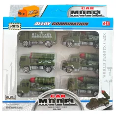 Auto-Modell: Militär 6-teiliges Spielzeugauto-Set Bild 3