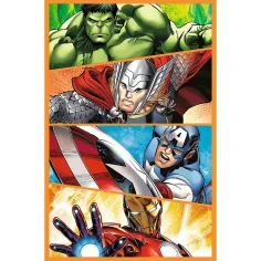 Avengers actionreicher Tag 3x80 Teile Puzzle - Trefl Bild 2