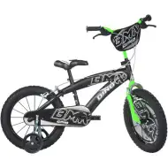 BMX Kinderfahrrad in Schwarz, Größe 16 - Dino Bikes Fahrrad