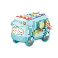 Baby-Bus multifunktionales Entwicklungsspielzeug in verschiedenen Farbvarianten