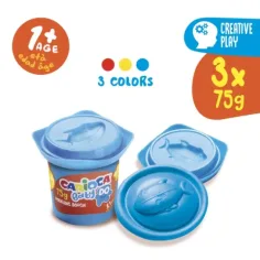 Baby Do 3-teiliges farbiges Knetset - Carioca Bild 3