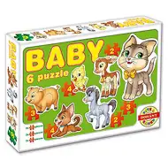 Baby-Puzzle mit Haustieren