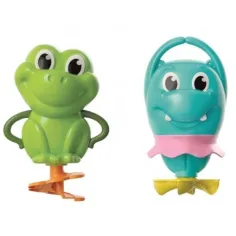 Baby lustiger Frosch Freunde Badespielzeug - Clementoni Bild 2