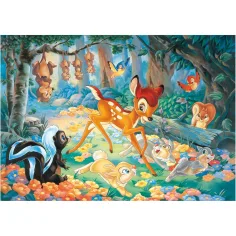 Bambi 2-in-1 60-teiliges Puzzle und Malset 50x35cm - Lisciani Bild 2