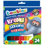 Bambino: Dreieckiger Buntstift-Set 24 Stück