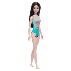 Barbie Beach Puppe in blau gemustertem Badeanzug - Mattel Bild 2