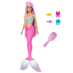 Barbie Dreamtopia: Magische Frisur Meerjungfrau Puppe 2024 - Mattel Bild 5