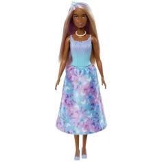 Barbie Dreamtopia: Prinzessinnenpuppe im blau-lila Schmetterlingskleid - Mattel Bild 3