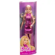 Barbie: Fashionista stilvolle blonde Puppe im rosa Kleidchen - Mattel