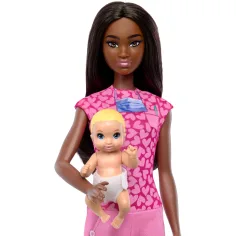 Barbie Kinderärztin Karrierepuppe Spielset mit braunen Haaren - Mattel Bild 3
