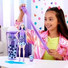 Barbie: Slime Reveal Bubi Party Lila Puppe - Mattel Bild 3