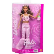 Barbie: Trendige Freundinnen-Puppe im Kleid mit Rosenmuster – Mattel