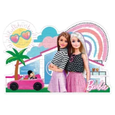 Barbies Ferienhaus Supercolor 104-teiliges Puzzle - Clementoni Bild 2