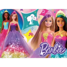 Barbies magische Welt 4x48-teiliges Maxi-Bodenpuzzle 35x25 cm – Lisciani Bild 2