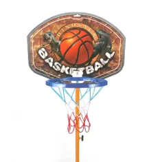 Basketballkorb mit Dinosaurierständer und Ball Bild 2