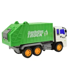 Bau-LKW: Müllwagen mit Schwungradantrieb 19cm Bild 3