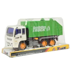 Bau-LKW: Müllwagen mit Schwungradantrieb 19cm Bild 6