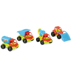 Baustellen-LKW aus Kunststoff, 25 cm, verschiedene Ausführungen, 1 Stück - Mondo Toys Bild 2