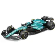 Bburago: Aston Martin AMR23 F1 Rennwagen Metall Automodell 1/43 (Fernando Alonso #14)