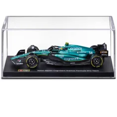 Bburago: Aston Martin AMR23 F1 Rennwagen Metall Automodell 1/43 (Fernando Alonso #14, mit Helm) Bild 4
