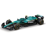 Bburago: Aston Martin AMR25 Alonso F1-Rennwagen Metallmodell 1:43 (Fernando Alonso #14)