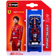 Bburago: Ferrari SF-25 F1-Rennwagen (2025) Metall-Modellauto 1/64 (Charles Leclerc #16)