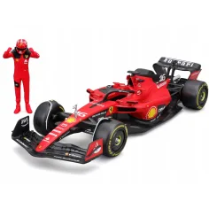Bburago: Ferrari SF23 F1 Rennwagen Metallmodell mit Fahrer 1/24 (Charles Leclerc #16) Bild 2