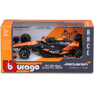 Bburago: McLaren Racing MCL38 (2024) F1‑Rennwagen Metall‑Modellauto 1:43 (Lando Norris #4)