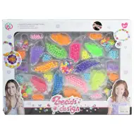 Beads Design: Schmuckherstellungs-Set mit über 500 bunten und glitzernden Perlen