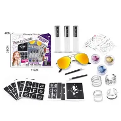 Beauty World: Beauty Bomb Glitzertattoo Kreativset mit Sonnenbrille Bild 2