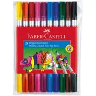 Beidseitiger, auswaschbarer Filzstift 10er-Set - Faber-Castell
