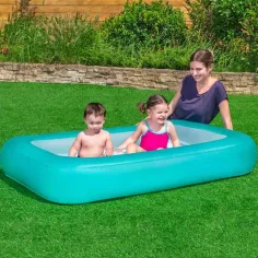 Bestway: Aquababes™ quadratisches Planschbecken mit Ringen 165 x 104 x 25 cm Bild 4