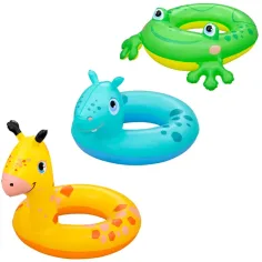 Bestway: Aufblasbarer Schwimmreifen mit Tiermotiven, in mehreren Varianten, 1 Stück