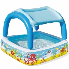 Bestway: Beach Buddy™ Planschbecken mit Sonnenschutzdach 140 x 140 x 114 cm Bild 3