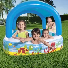 Bestway: Beach Buddy™ Planschbecken mit Sonnenschutzdach 140 x 140 x 114 cm Bild 5