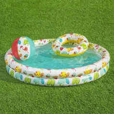 Bestway: Beachtastic aufblasbares Planschbecken 3-in-1-Set Ø 122 x 20 cm Bild 3