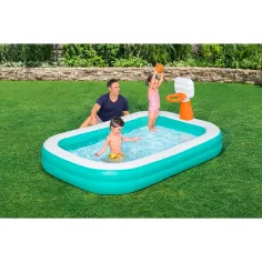 Bestway: Dunk N Splash™ Pool mit Basketballkorb und Backboard 251x168x102cm Bild 2