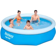 Bestway: Fast Set Aufblasbarer Pool mit Luftring 305x66 cm Bild 2