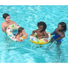 Bestway: Fröhlicher Schwimmring mit tropischem Muster, in zwei Varianten, 61 cm, 1 Stück Bild 4