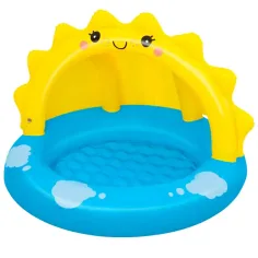 Bestway: Fröhliches Planschbecken mit Sonnenmotiv 101 x 97 x 71 cm