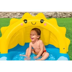Bestway: Fröhliches Planschbecken mit Sonnenmotiv 101 x 97 x 71 cm Bild 4
