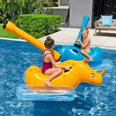Bestway: Kids Rhino Nashorn-Badespielzeug, 2er-Set für Kinder, 148 x 89 x 61 cm Bild 3