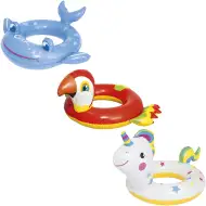 Bestway: Lustiger Schwimmring mit Tieren in verschiedenen Ausführungen, 1 Stück