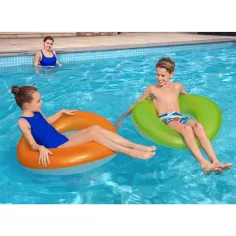 Bestway: Matt, neon-gemusterter Schwimmring in zwei Ausführungen, 91 cm, 1 Stück Bild 4