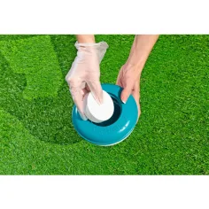 Bestway: Schwimmender Chemikaliendosierer Ø 16 x 10,3 cm Bild 4