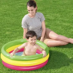 Bestway: Swim Squad™ dreiringiges Babyplanschbecken Ø 70 x 24 cm Bild 2