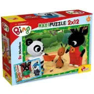 Bing und seine Freunde: Winter-Sommer 2x12 Stück Maxi-Puzzle