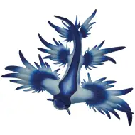 Blaue Meeres-Schnecke Spielfigur - Bullyland